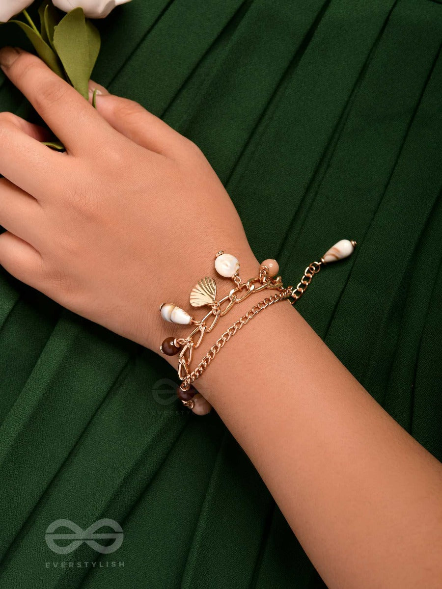 Coffee By Beachside - Statement Layered Bracelet