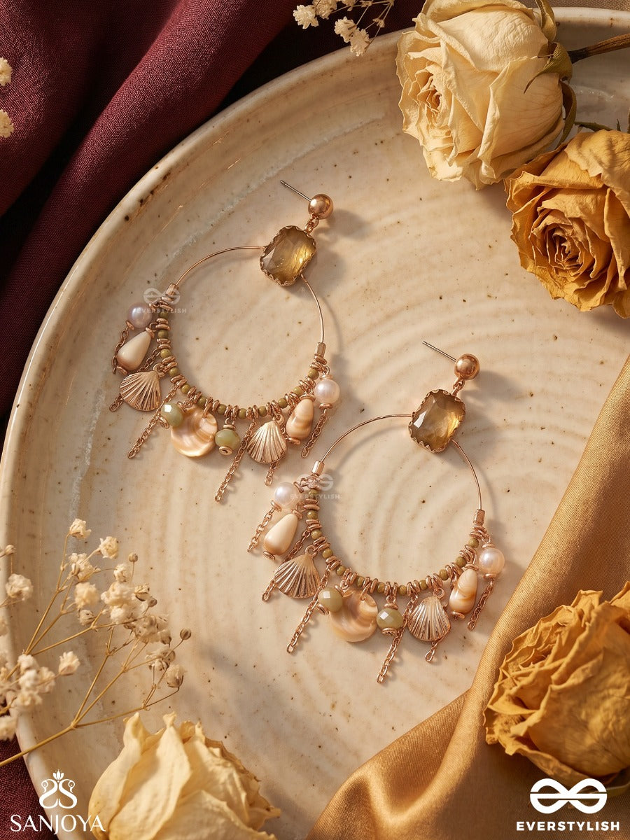 The Tropical Coastline - Statement Drop Crystal Chandelier Earrings