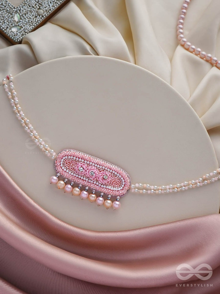 Sashrilka - Splendidly Charming - Sequins, Cut Dana And Pearl Embroidered Neckpiece