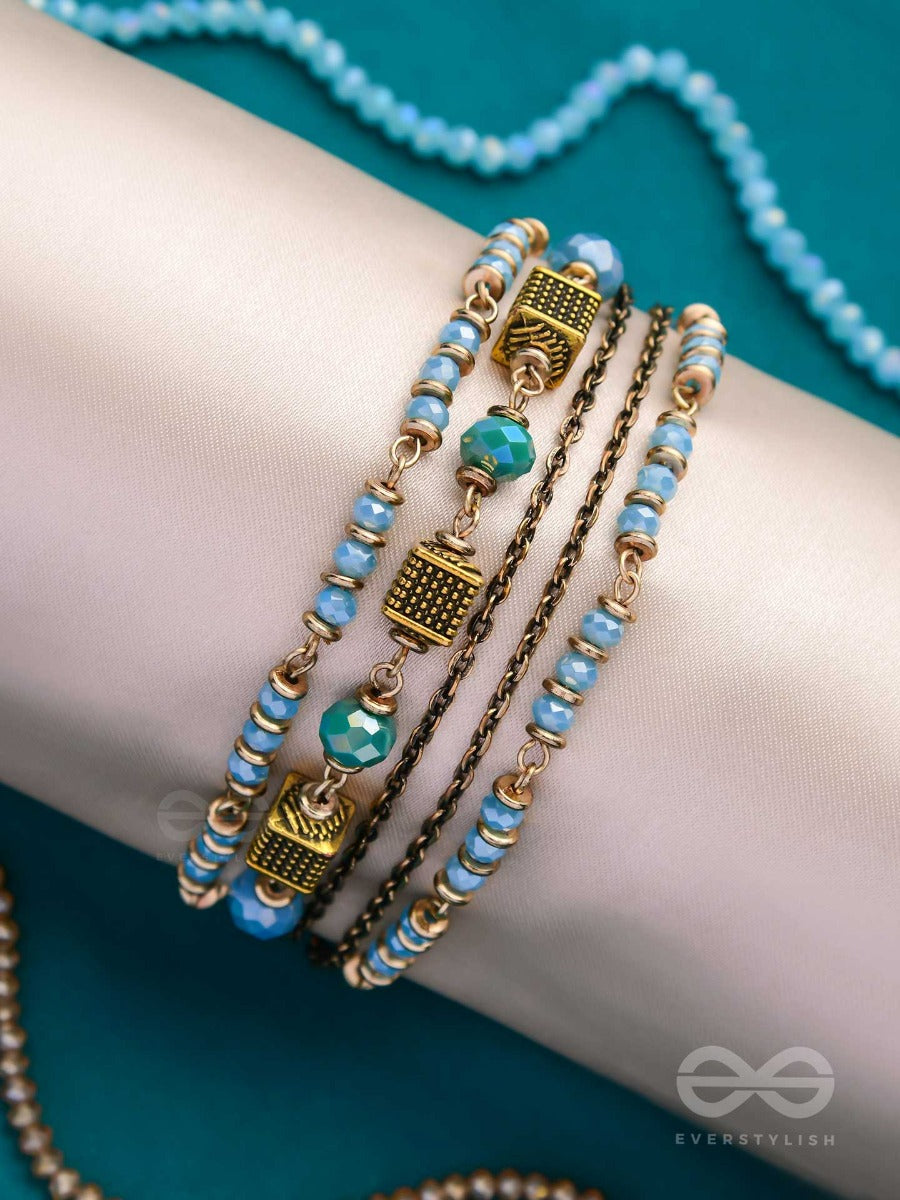 The Heavenly Shades - Multilayered Casual Bracelet