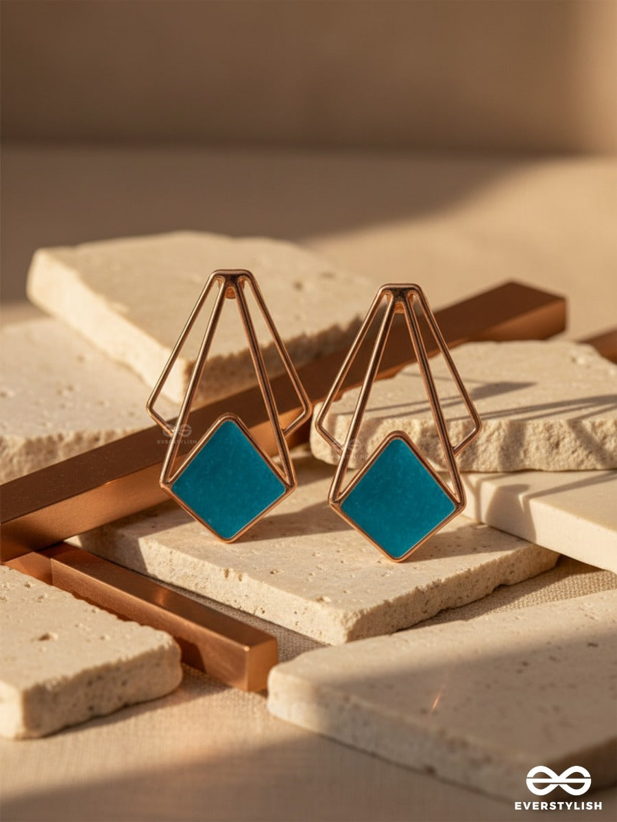 The Artistic Dusk - Casual Enamelled Earrings