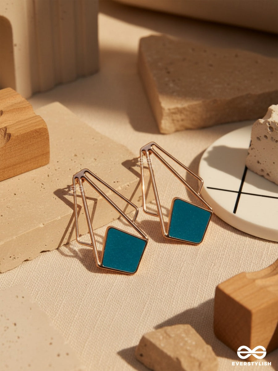The Artistic Dusk - Casual Enamelled Earrings