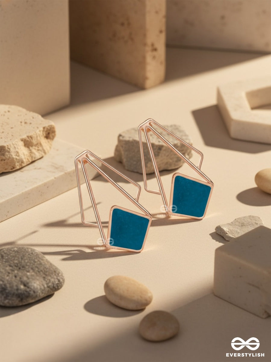 The Artistic Dusk - Casual Enamelled Earrings