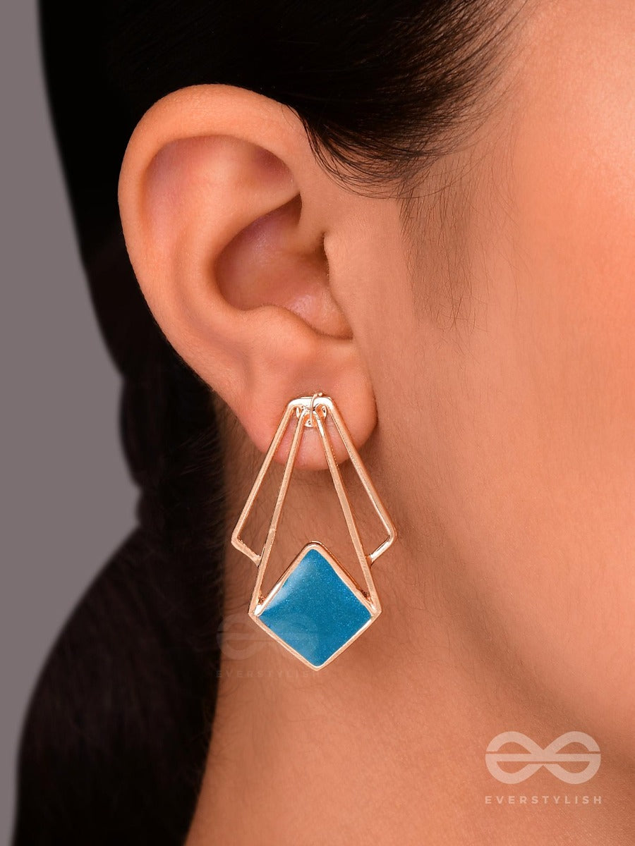 The Artistic Dusk - Casual Enamelled Earrings