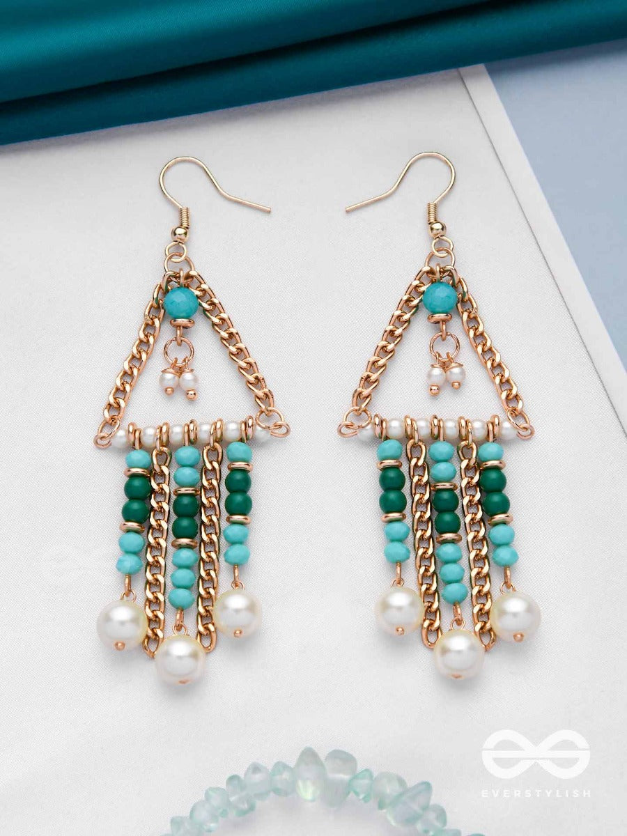 The Drizzle Dazzle - Casual Drop Earrings