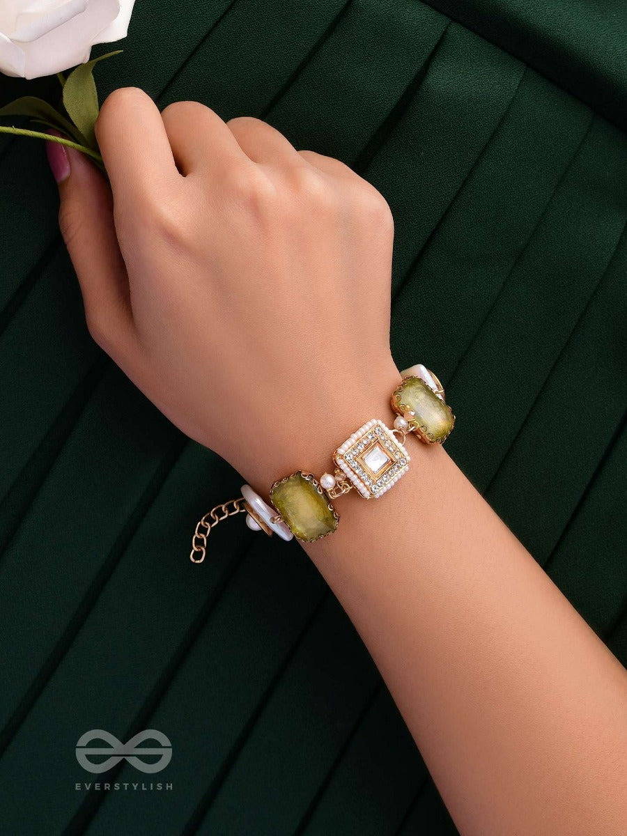 Meadow's Magic - Golden Embellished Bracelet