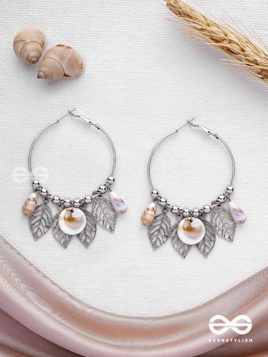 The Leaflet Fantasy - Silver Statement Earrings