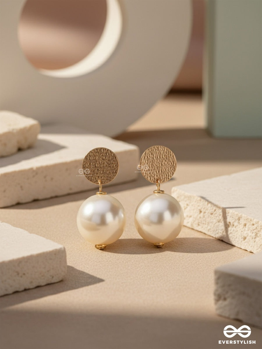 The Classic Lustre - Pearl Drop Earrings