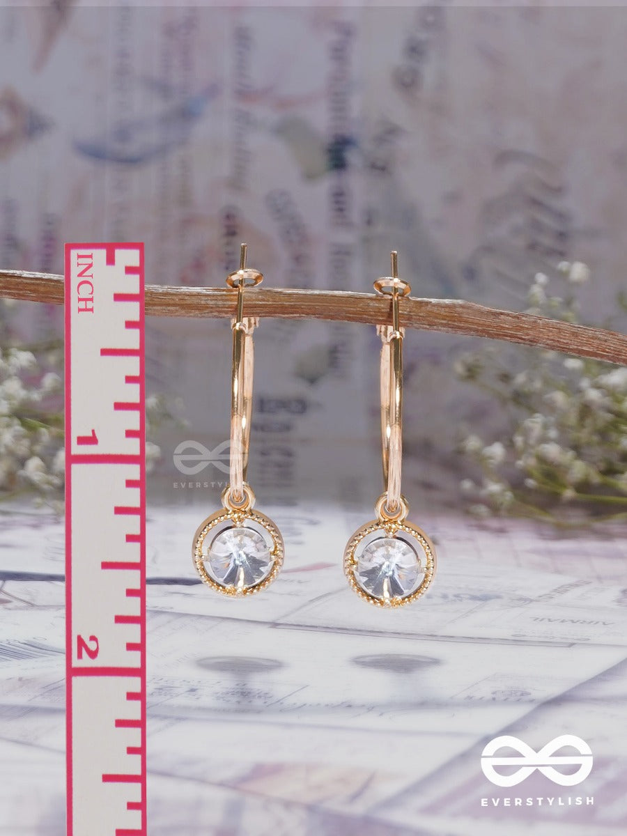The Fairy Gems - Golden Hoop Earrings