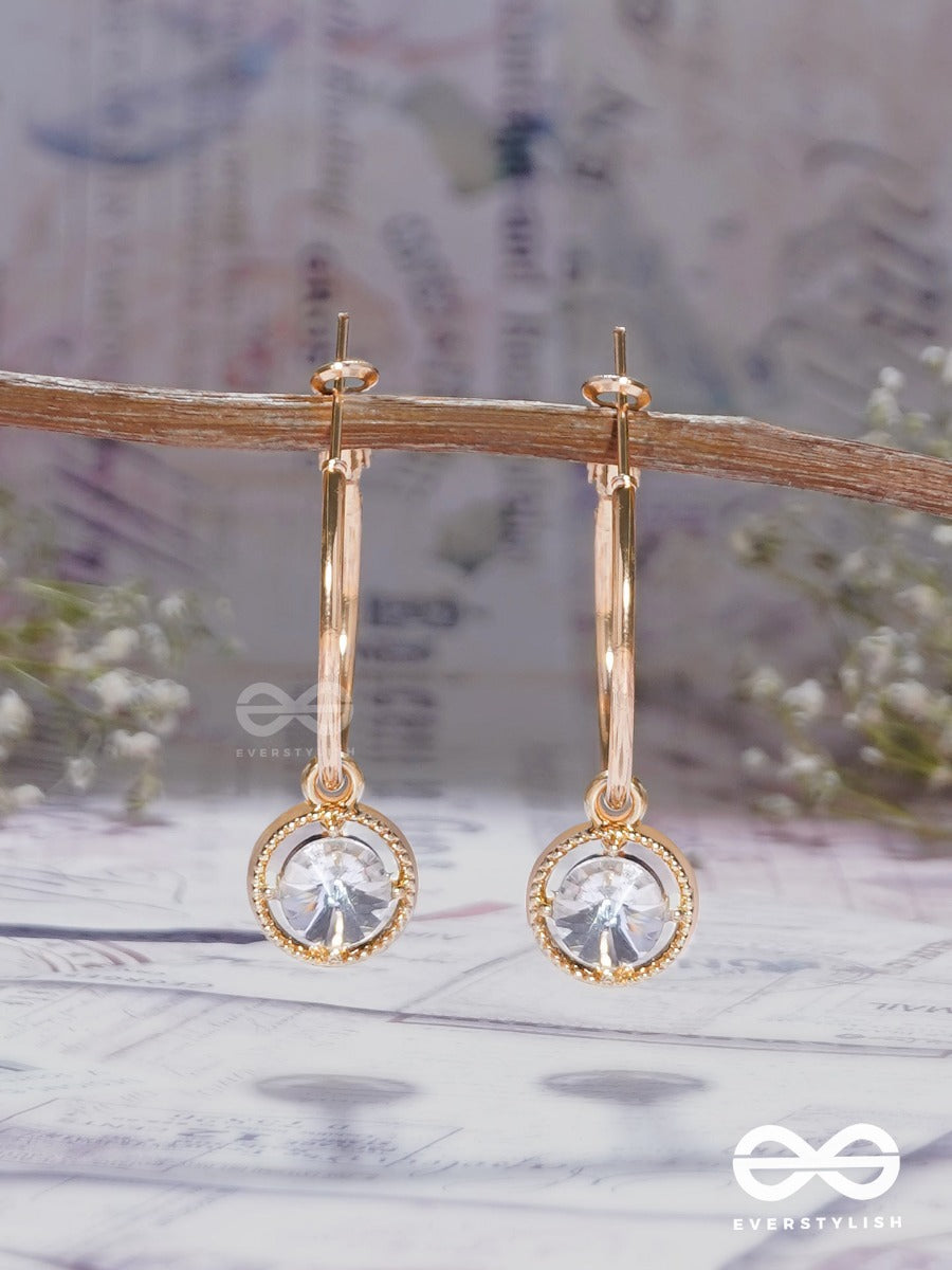 The Fairy Gems - Golden Hoop Earrings