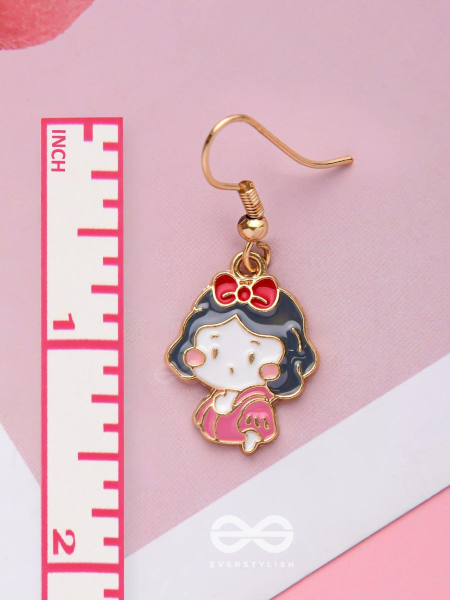 The Mini Miss - Golden Embellished Earrings