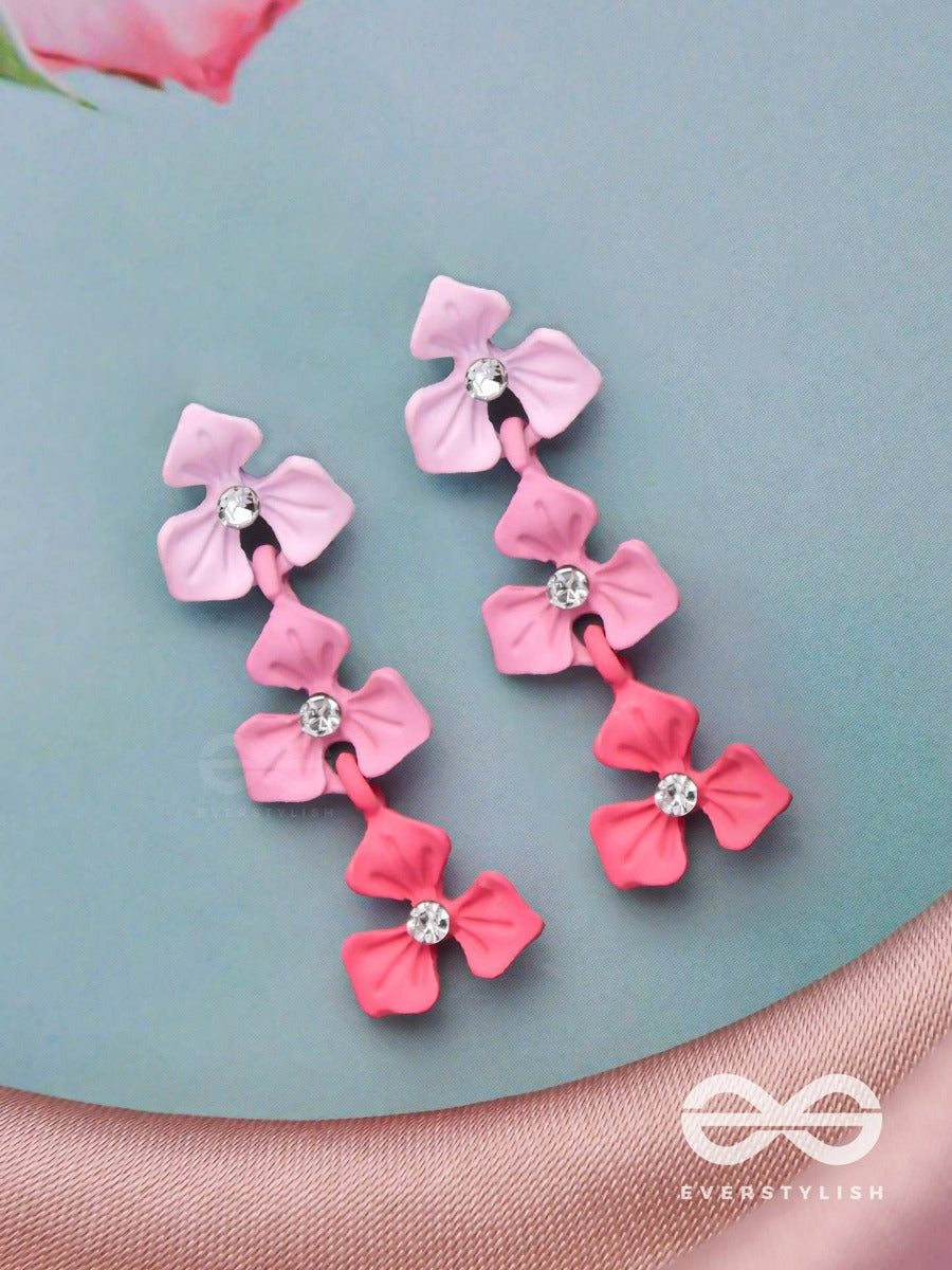 The Cherry Blossoms - Elegant Acrylic Earrings