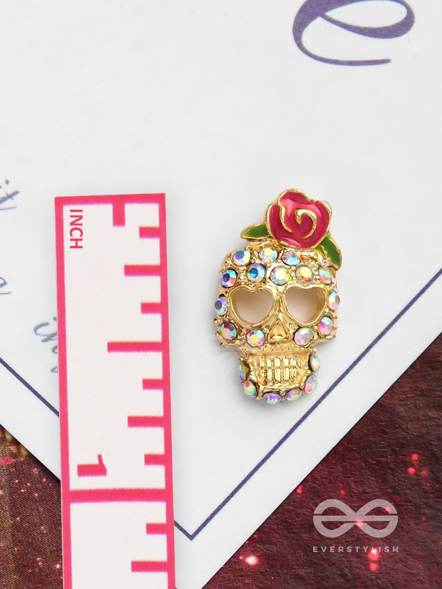 Satan Sundae - Golden Embellished Earrings