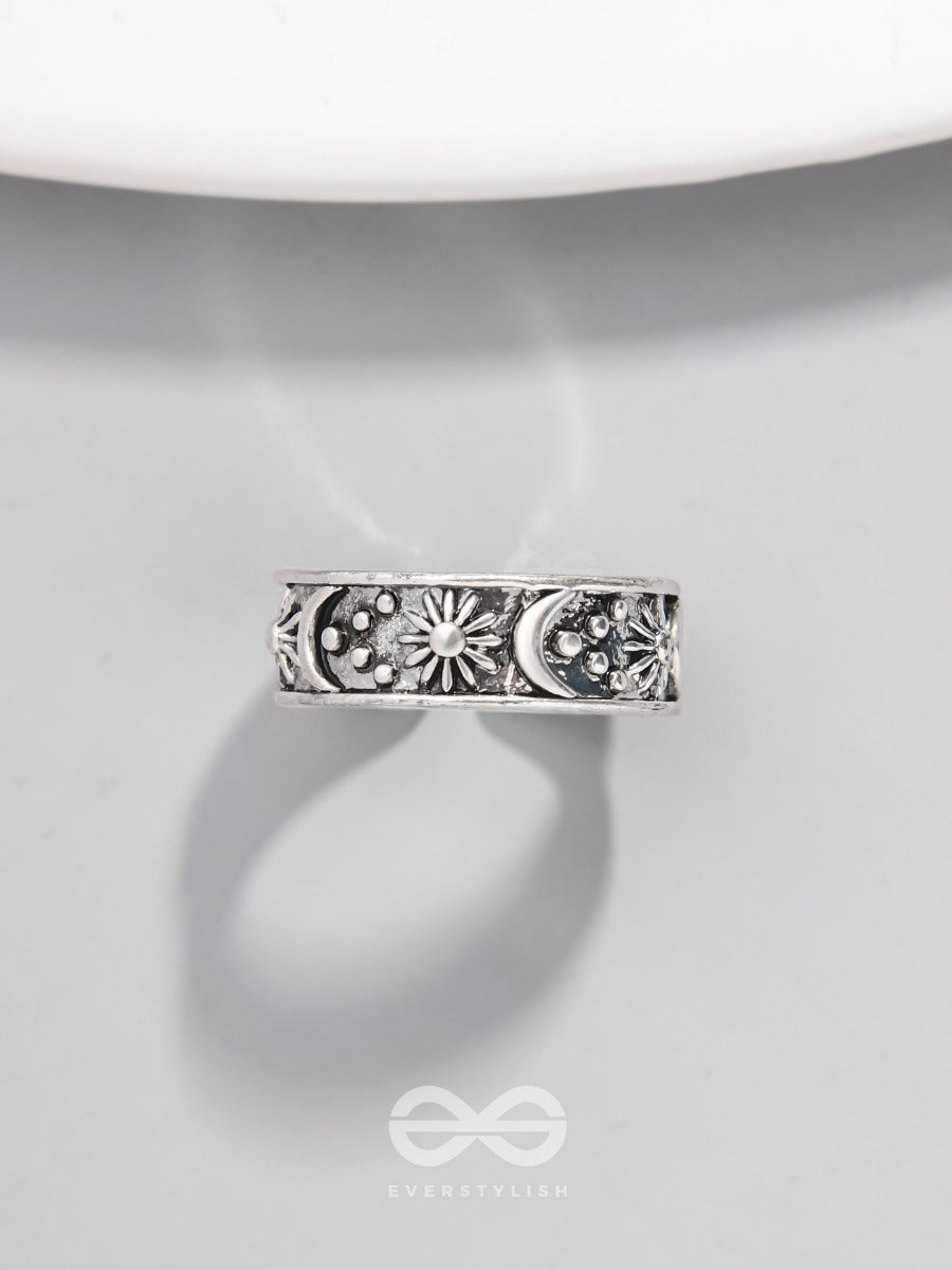 Celestial Legacy - Statement Silver Ring (Adjustable)