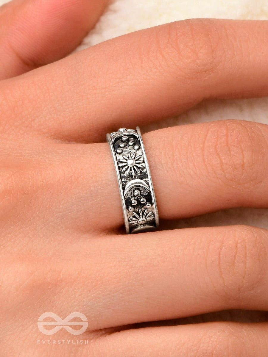 Celestial Legacy - Statement Silver Ring (Adjustable)