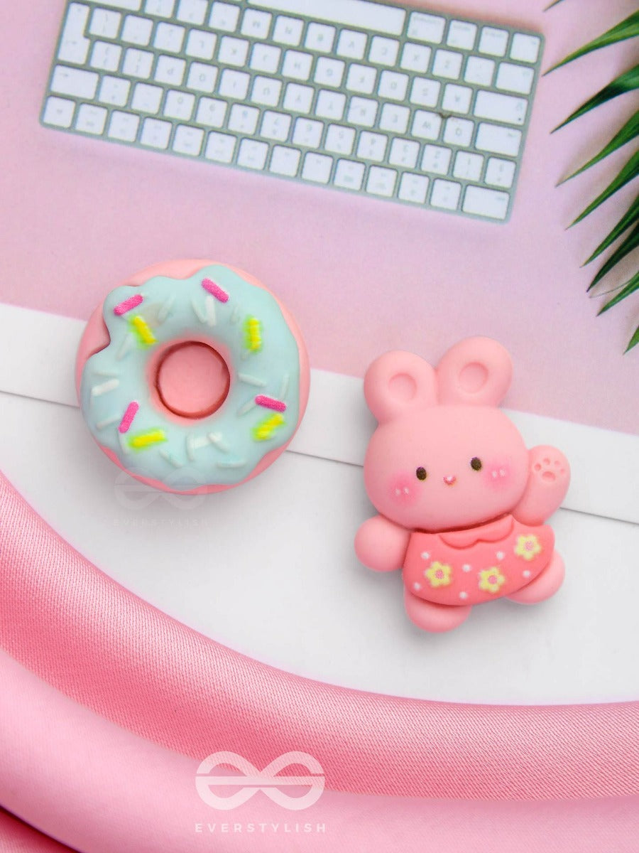 Snuggles & Sweets - Mismatched Acrylic Earrings
