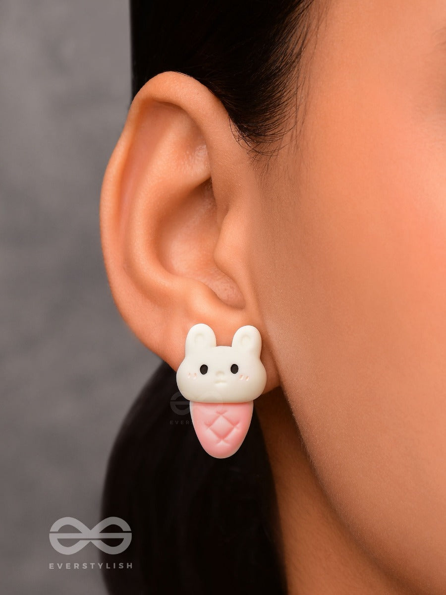 Scoops 'N Crunches - Mismatched Acrylic Earrings