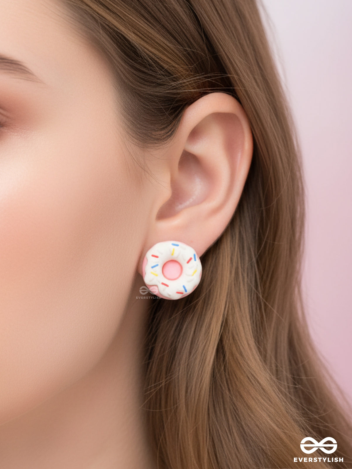 Donut Darlings - Mismatched Acrylic Stud Earrings