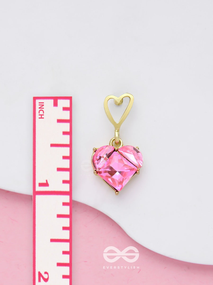 The Crystal Love - Golden Embellished Earrings
