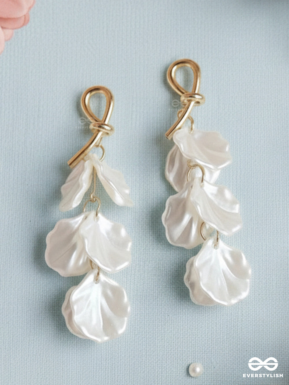 The Seashell Charms- Golden Shell Earrings