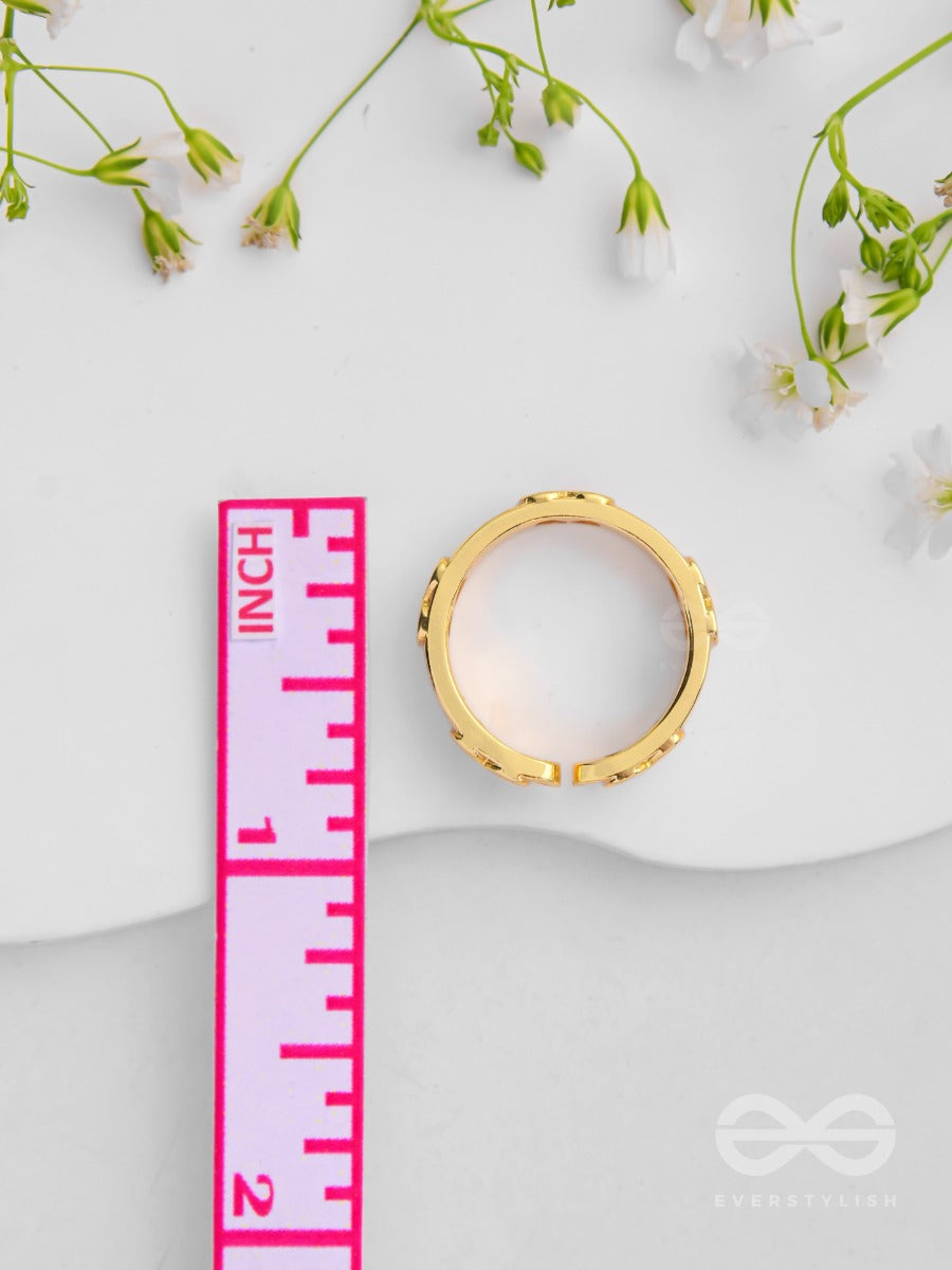 Adorable Affection - Heart Enamelled Ring