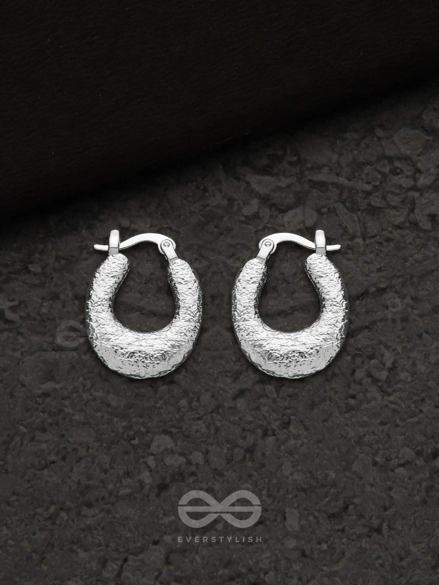 Glittering Halos - Silver Earrings