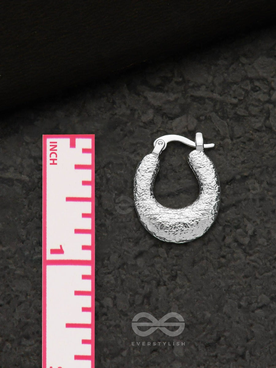 Glittering Halos - Silver Earrings