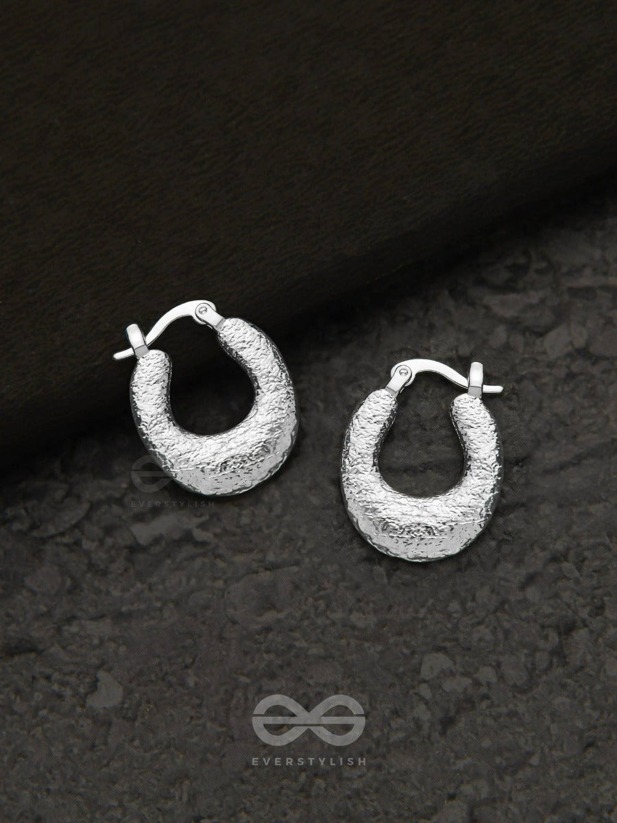 Glittering Halos - Silver Earrings