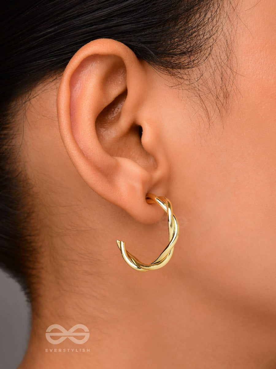 Tangled Treasures - Golden Earrings