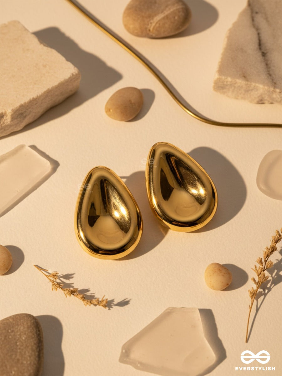 Medusa's Tears - Golden Ear Studs