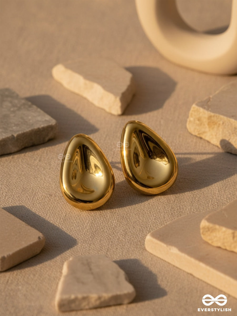 Medusa's Tears - Golden Ear Studs