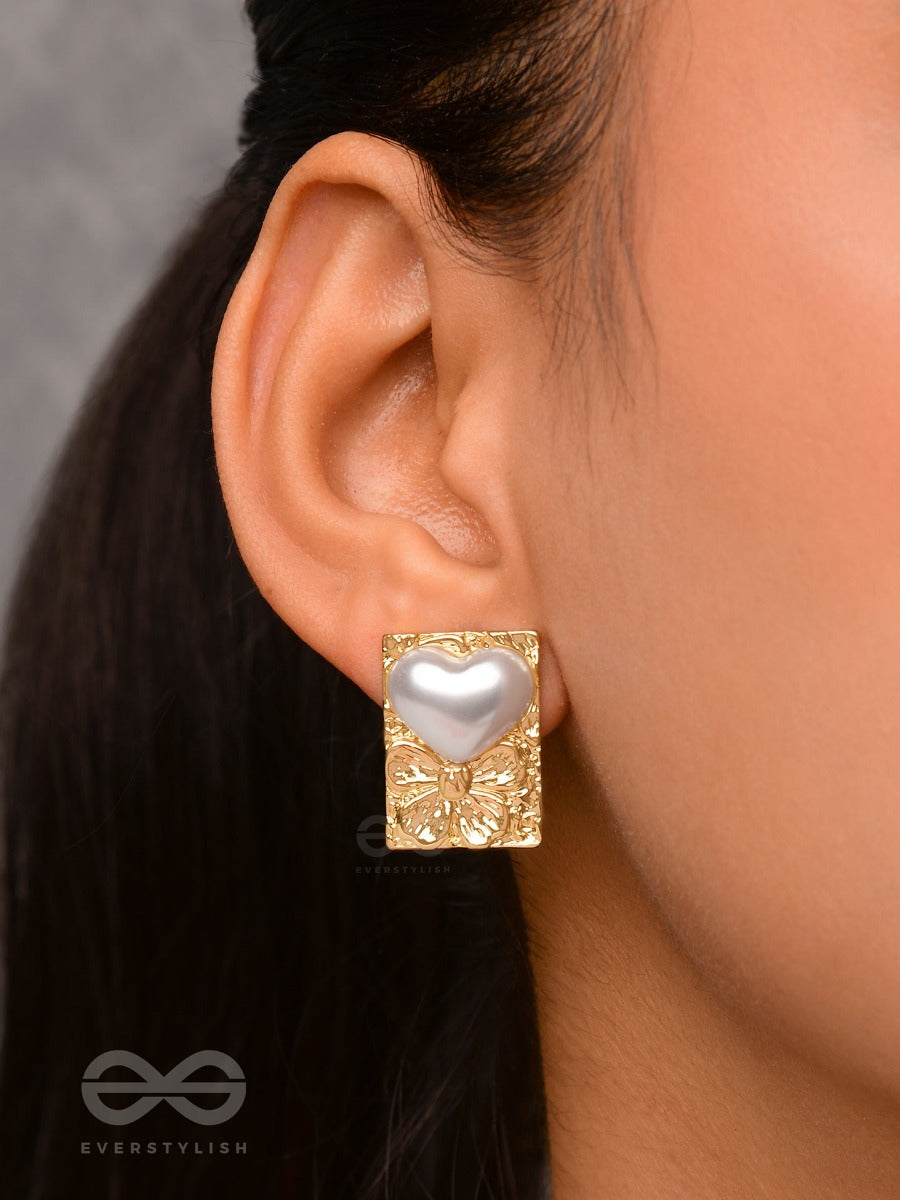 Engraved Confession - Golden Earrings