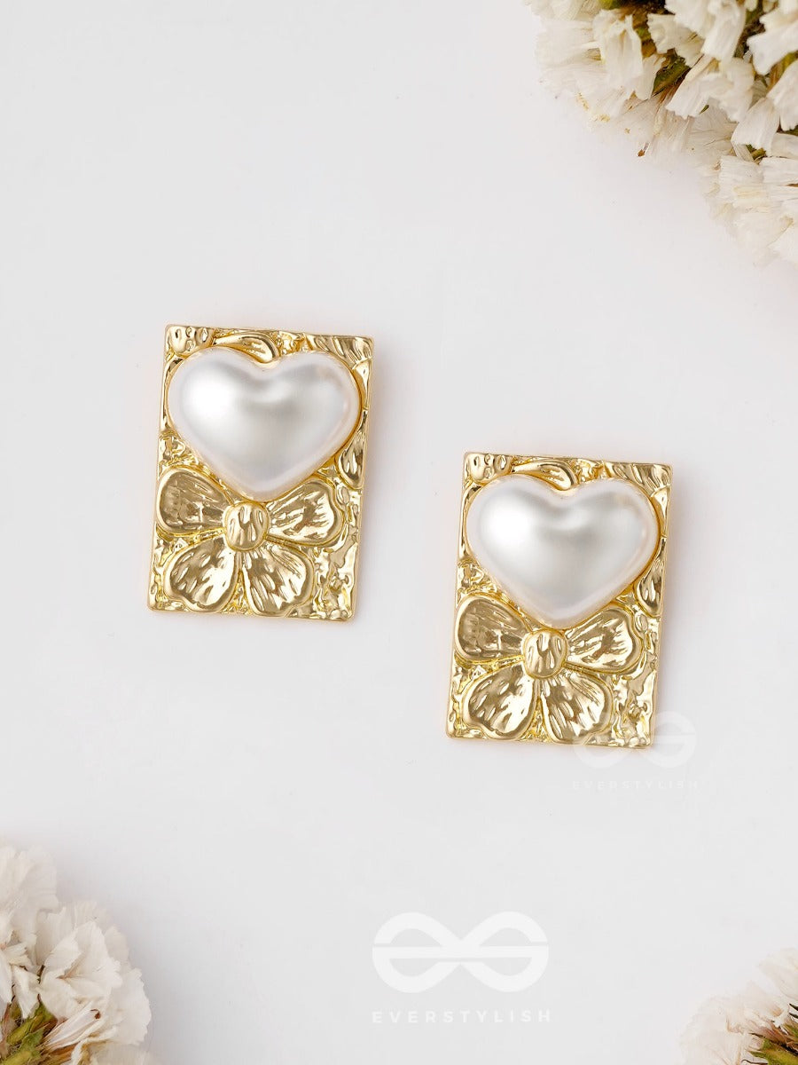 Engraved Confession - Golden Earrings