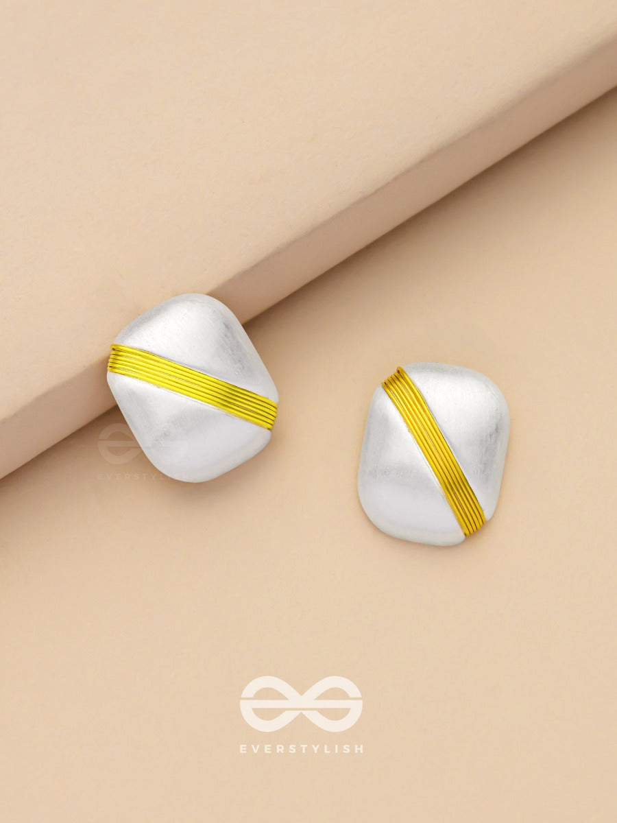Timeless Nobility - White Stud Earrings