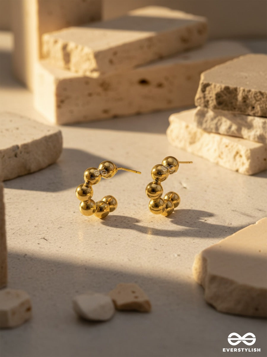 Spell Beads - Classy Golden Earrings