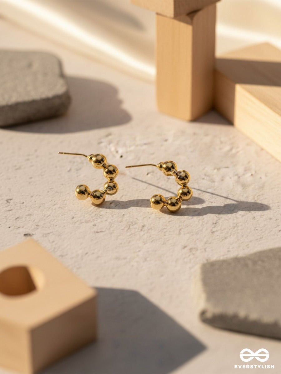Spell Beads - Classy Golden Earrings