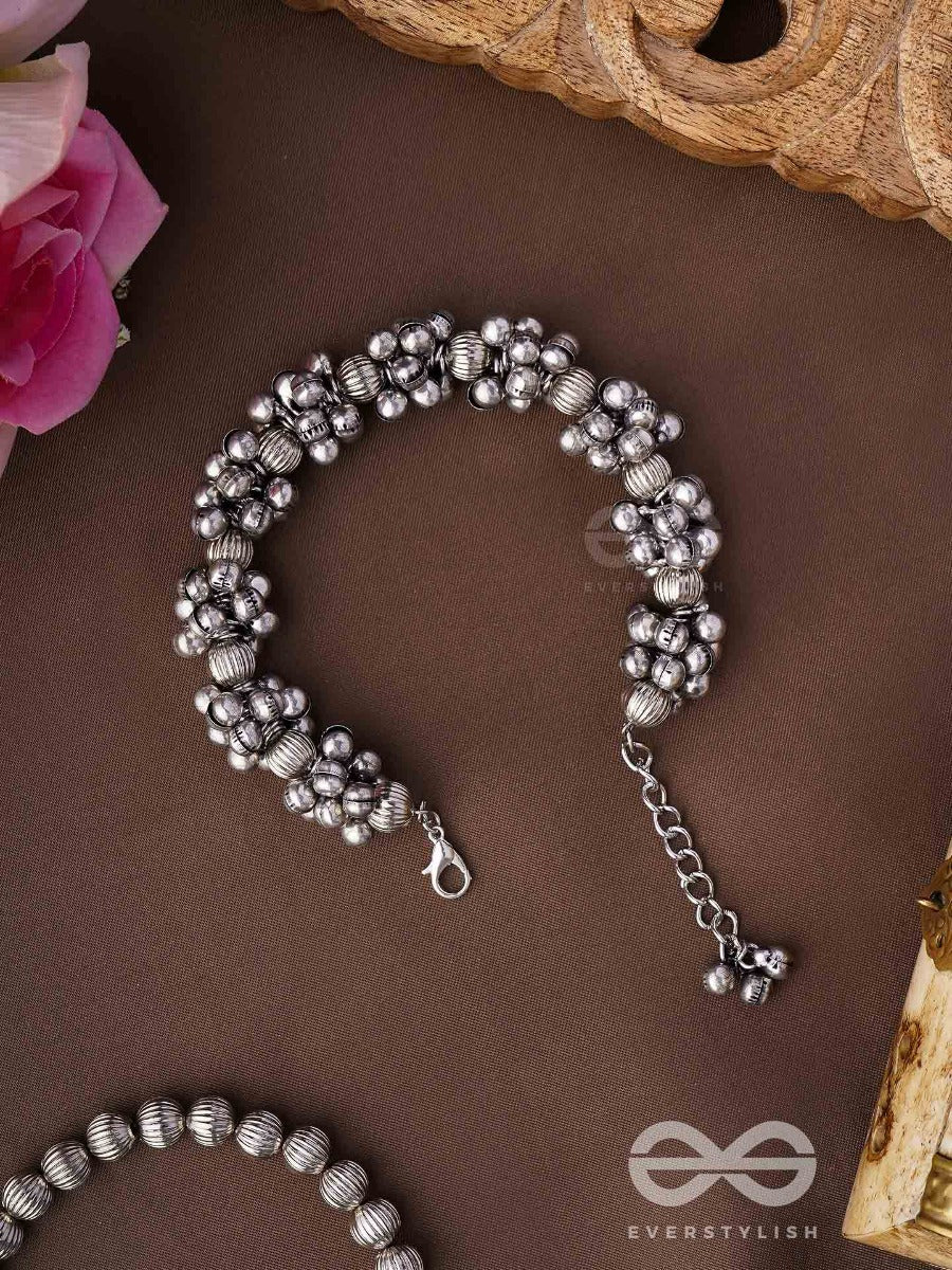The Moon-Drenched Melody - Oxidised Bracelet