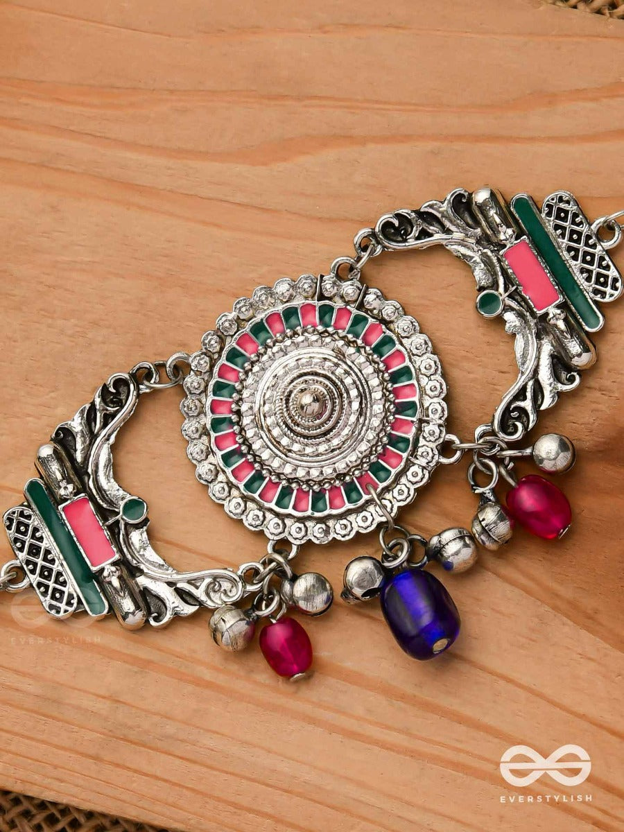 The Glorious Legacy - Enamelled Oxidised Neckpiece
