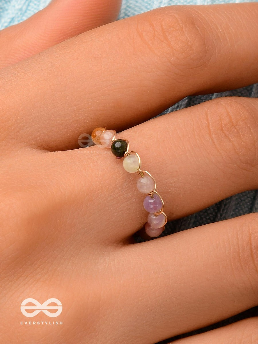 The Pastel Gravel - Golden Ring (Adjustable)