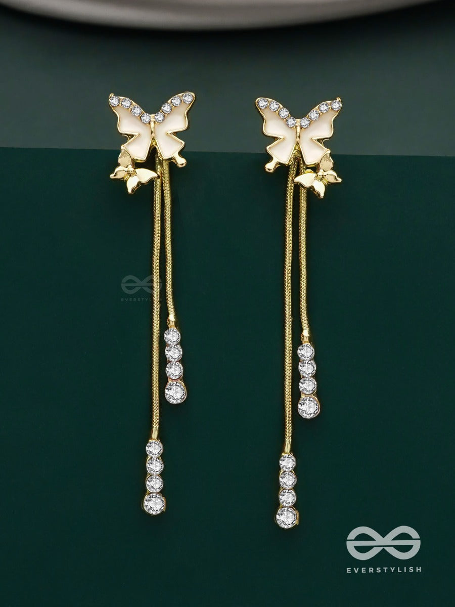 Wings Of Glamour- Butterfly Dangle Earrings