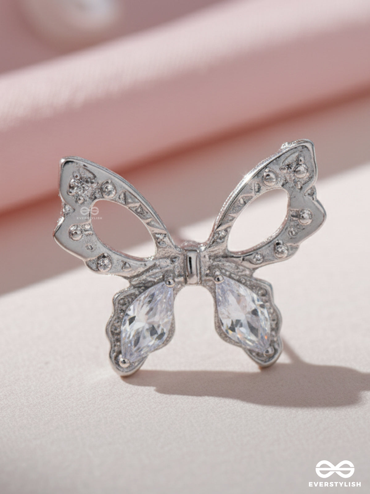 Pristine Excellence - Crystal Butterfly Studs