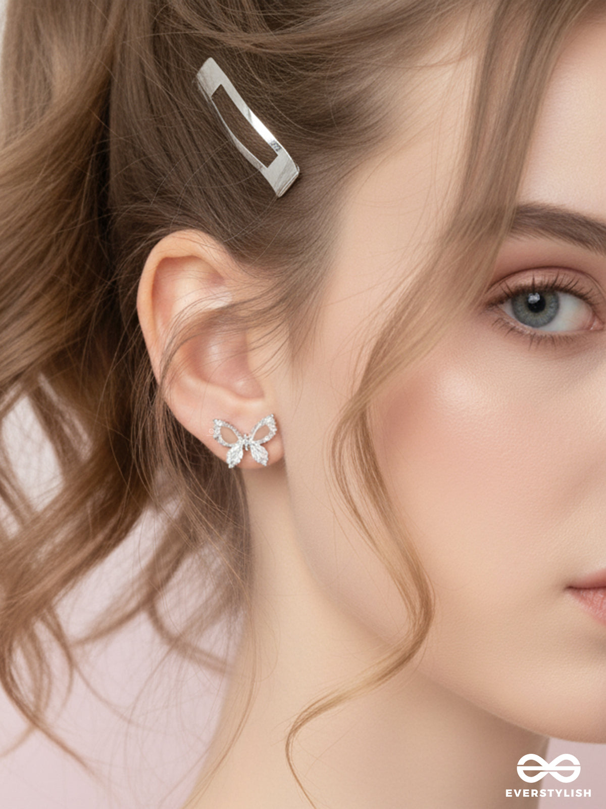 Pristine Excellence - Crystal Butterfly Studs