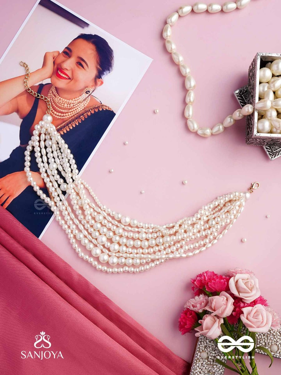 Ratriratna - Alia Bhatt Inspired Neckpiece With Pearls, Symbolizing Purity And Elegance