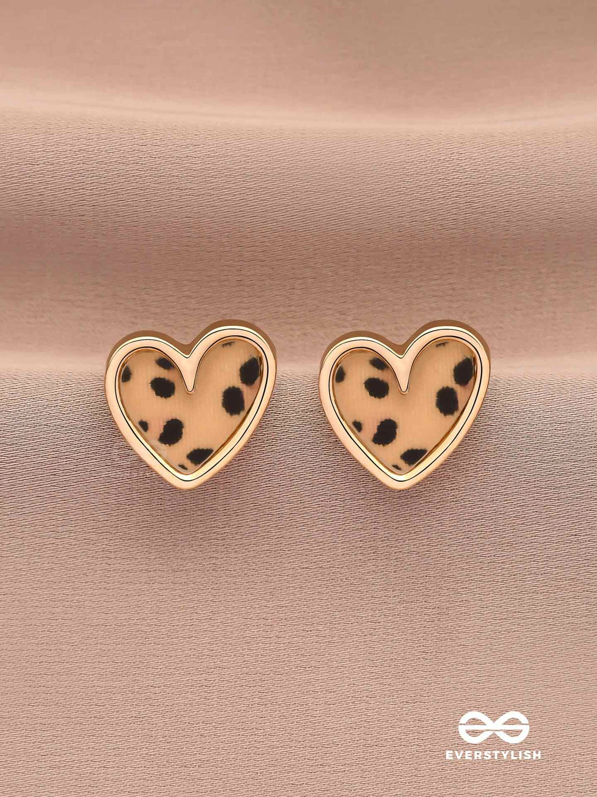 Jungle Romance - Stylish Leopard Print Studs