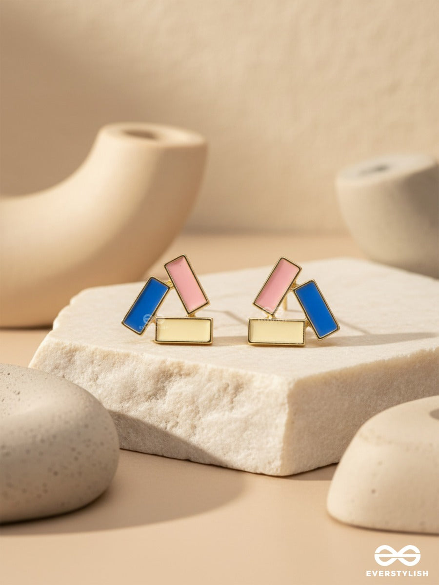 Trio Tints- Modern Geometric Studs
