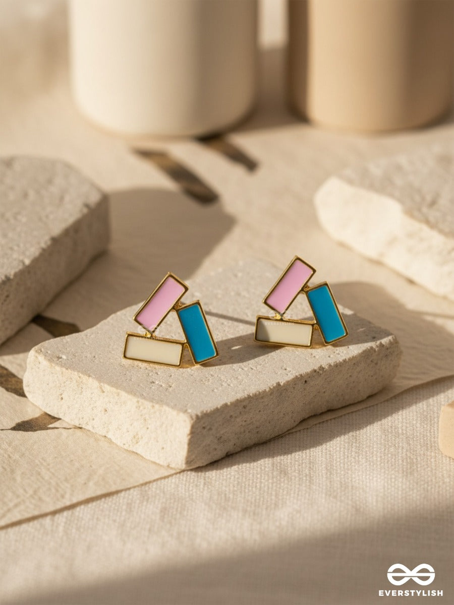 Trio Tints- Modern Geometric Studs