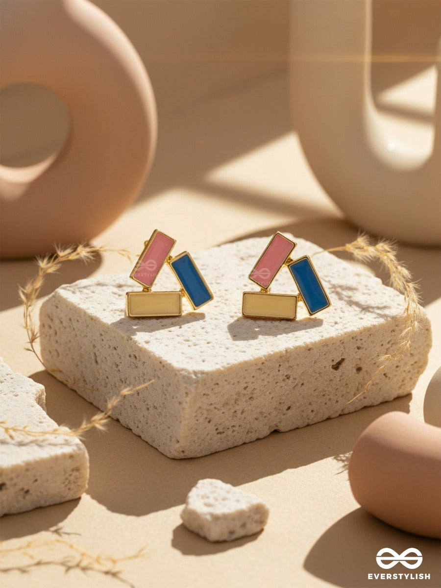 Trio Tints- Modern Geometric Studs