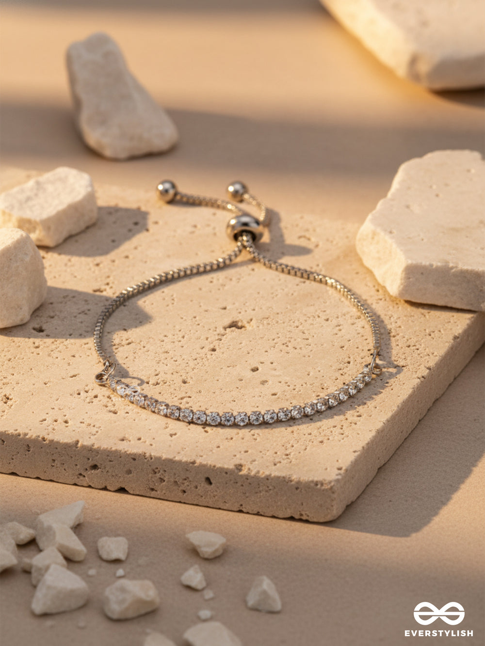 Silver Gleam - Silver Tennis Bracelet