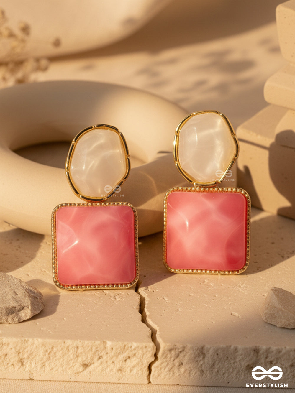 Candy Pop- Chic Colorblock Earrings