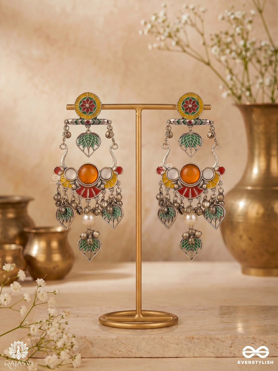 Heritage Hues - Bohemian Chandelier Earrings